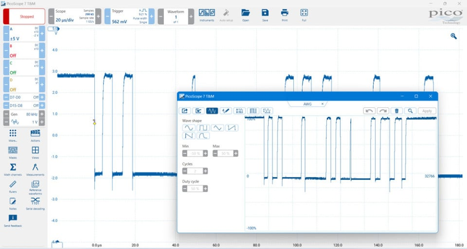 PicoScope® 3000系列 PC示波器和混合信号示波器(图3)